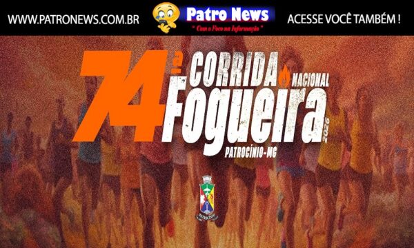 Patrocínio abre inscrições para a 74ª Corrida Nacional da Fogueira
